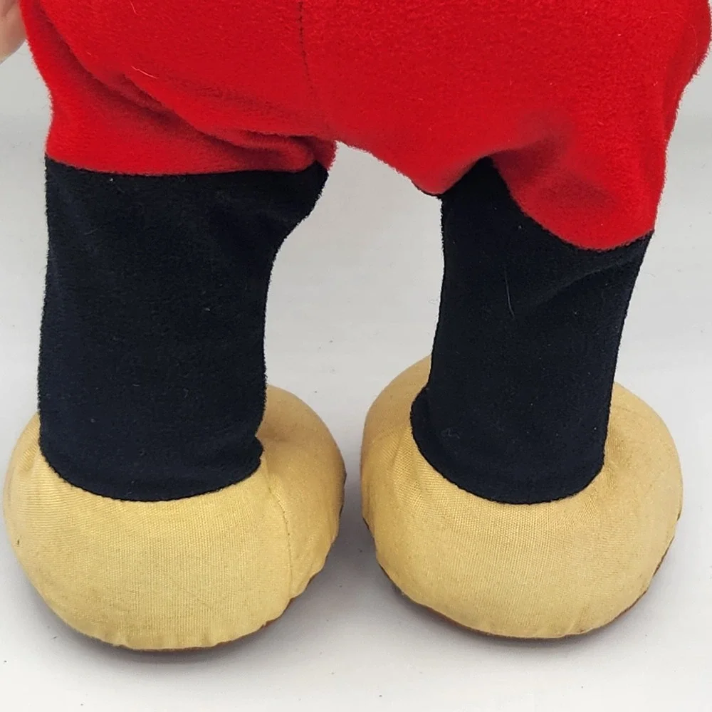 Vintage 1970s Marching Mickey Mouse Plush Doll Hasbro Walt Disney‎
